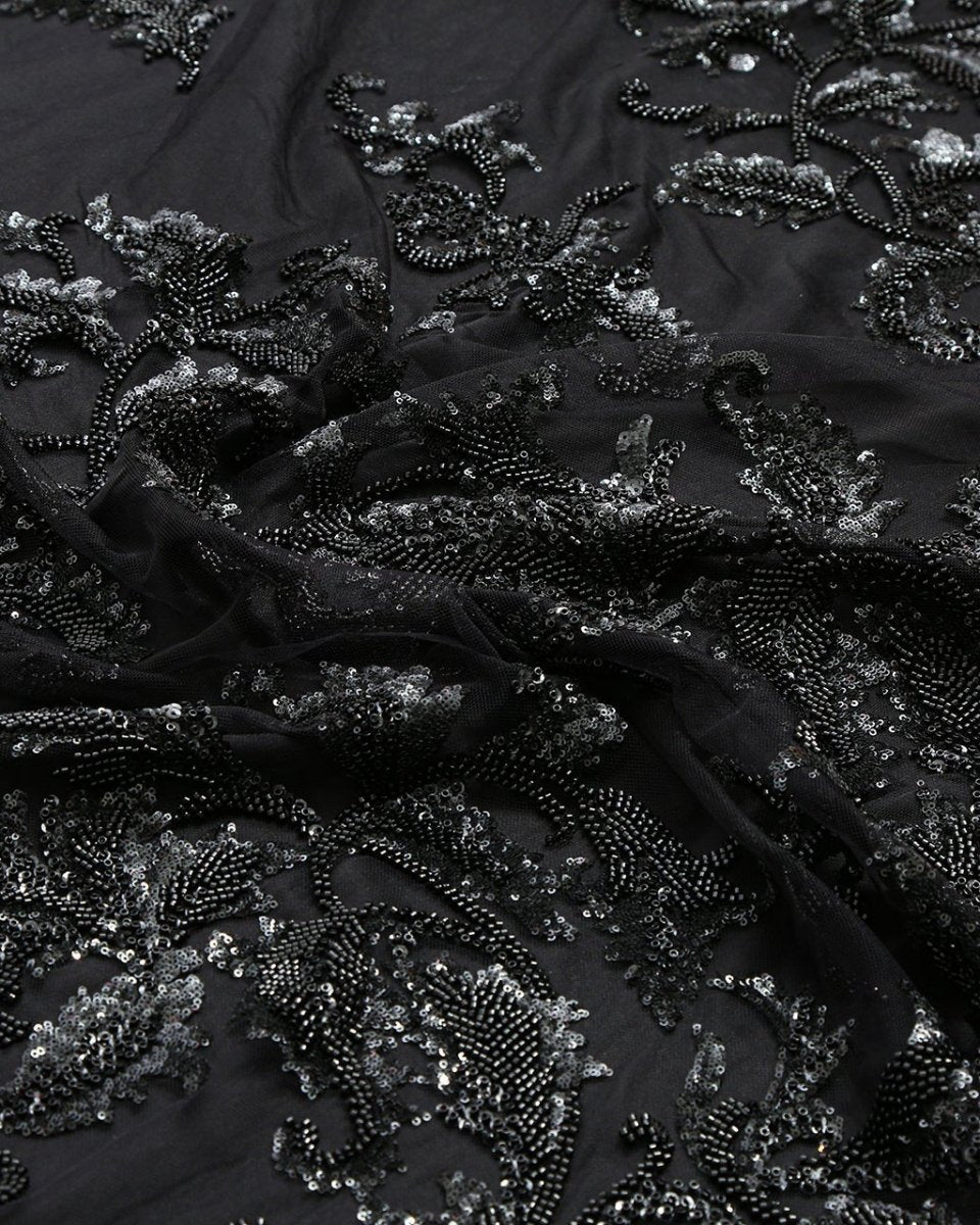 Tulle Tulle Floral Fabric - Sharqiya - الشرقية