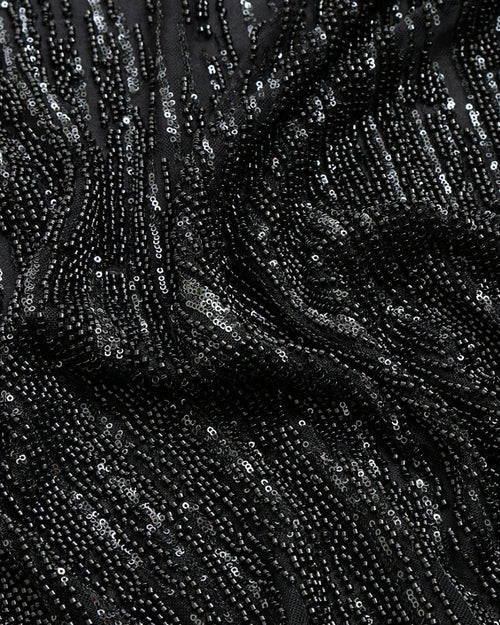 Tulle Tulle Striped Fabric - Sharqiya - الشرقية