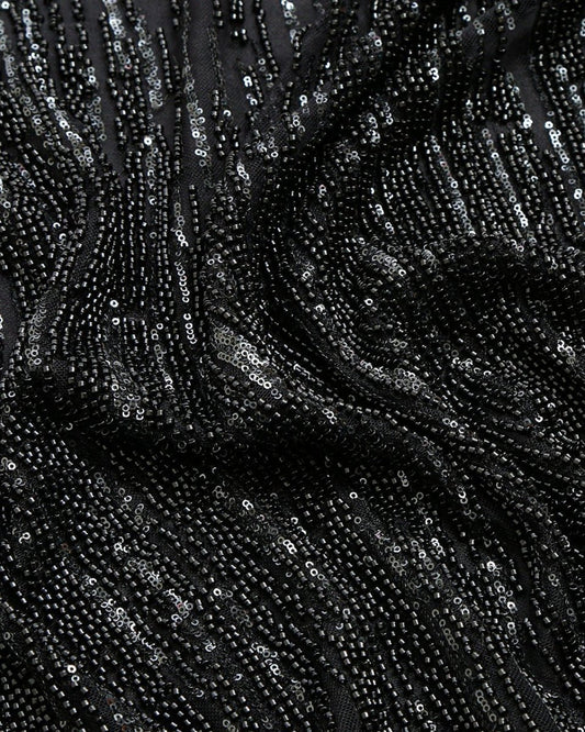 Tulle Tulle Striped Fabric - Sharqiya - الشرقية