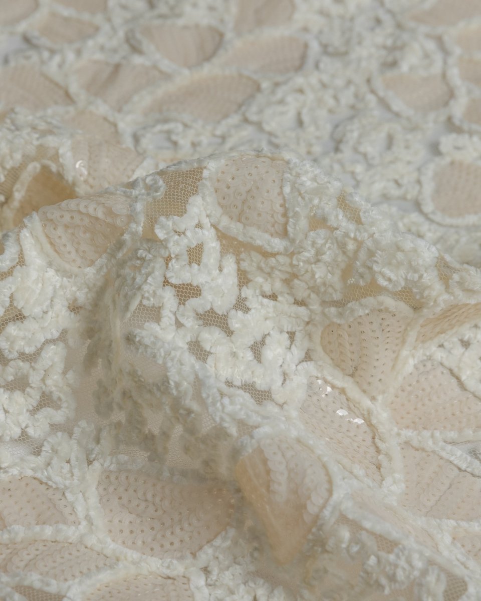 Tulle Velvet with Sequins - Sharqiya - الشرقية