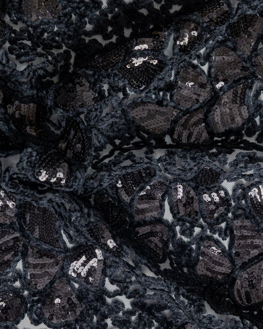 Tulle Velvet with Sequins - Sharqiya - الشرقية