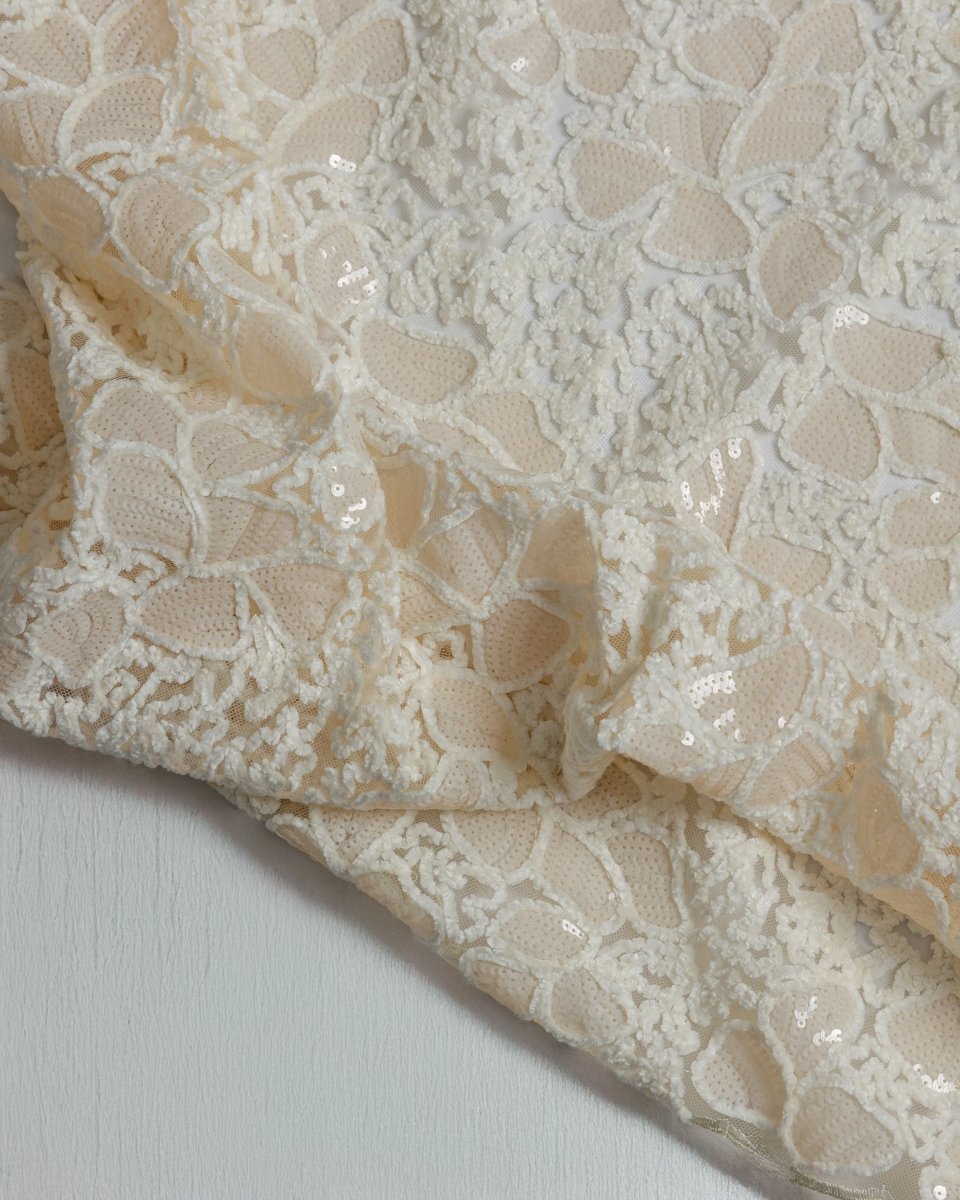 Tulle Velvet with Sequins - Sharqiya - الشرقية