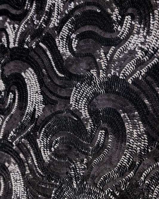 Turtle Sequins Fabric - Sharqiya - الشرقية