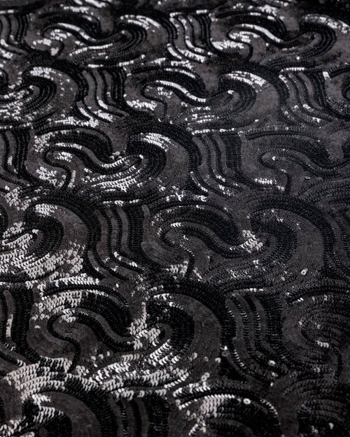 Turtle Sequins Fabric - Sharqiya - الشرقية