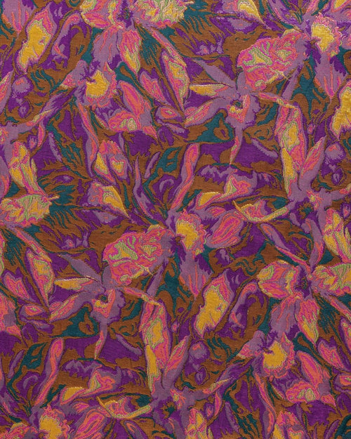 Valentino Silk Jacquard Geometric Fabric - Polyester - Sharqiya - الشرقية