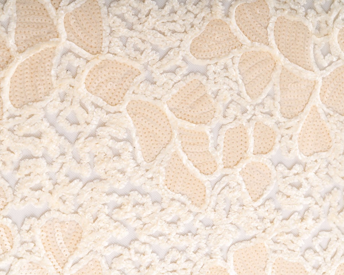 Velvet embroidered tulle with sequins - Sharqiya - الشرقية