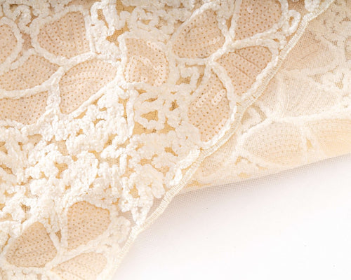 Velvet embroidered tulle with sequins - Sharqiya - الشرقية