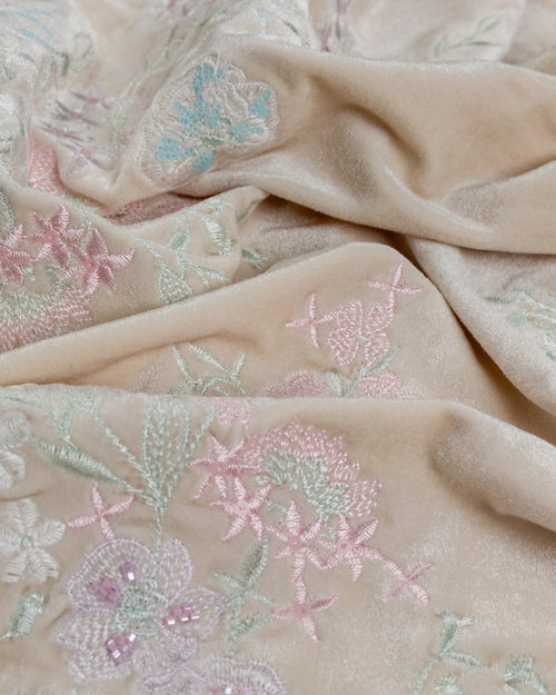 Velvet Embroidery with Sequins - Sharqiya - الشرقية