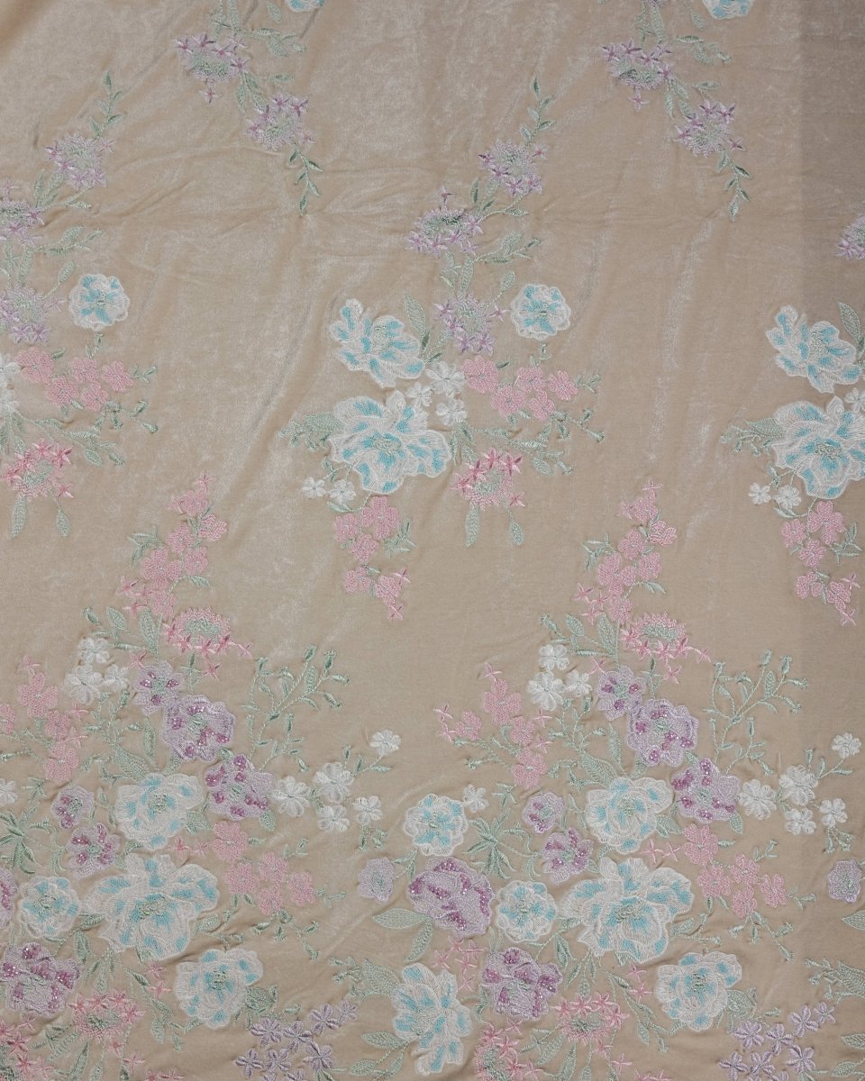 Velvet Embroidery with Sequins - Sharqiya - الشرقية