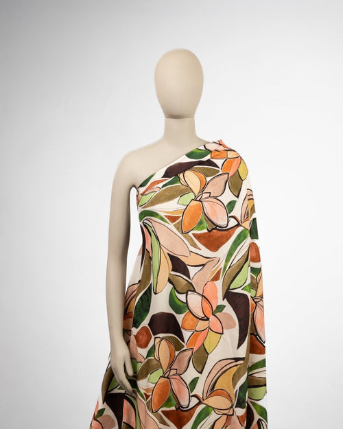 Viscose Floral Fabric - Sharqiya - الشرقية