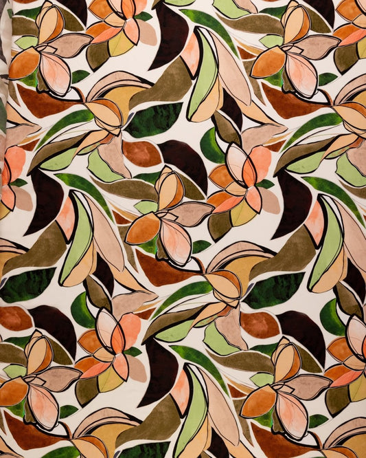 Viscose Floral Fabric - Sharqiya - الشرقية