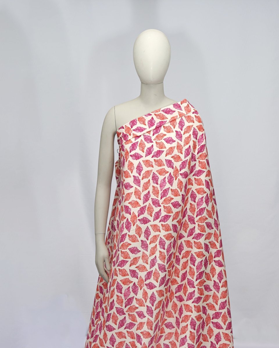 Viscose Linen Viscose Floral Fabric - Sharqiya - الشرقية
